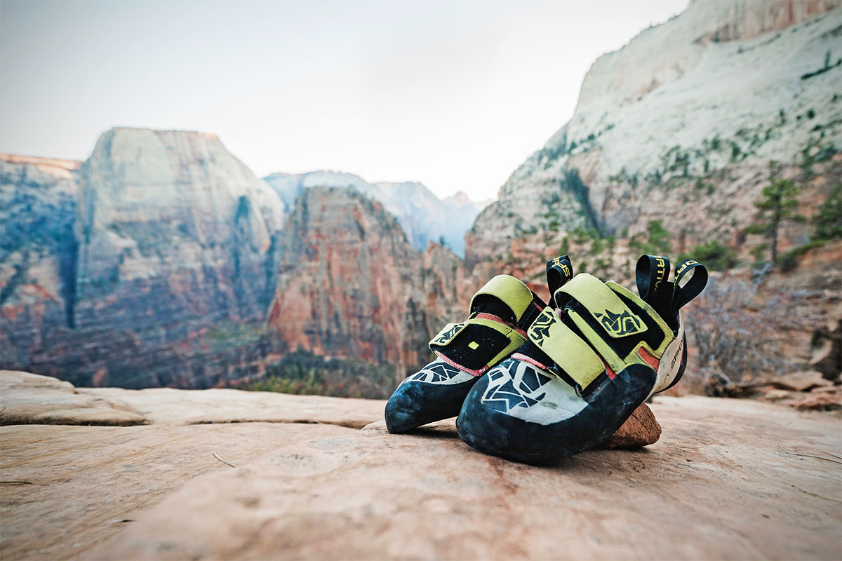 Indoor climbing hot sale shoes